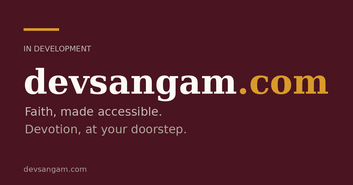 Link preview image for devsangam.com